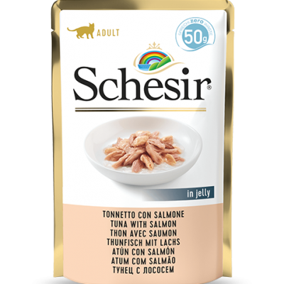 Schesir Gatto Tonnetto con Salmone 50gr Schesir Gatto Tonnetto con Salmone 50gr